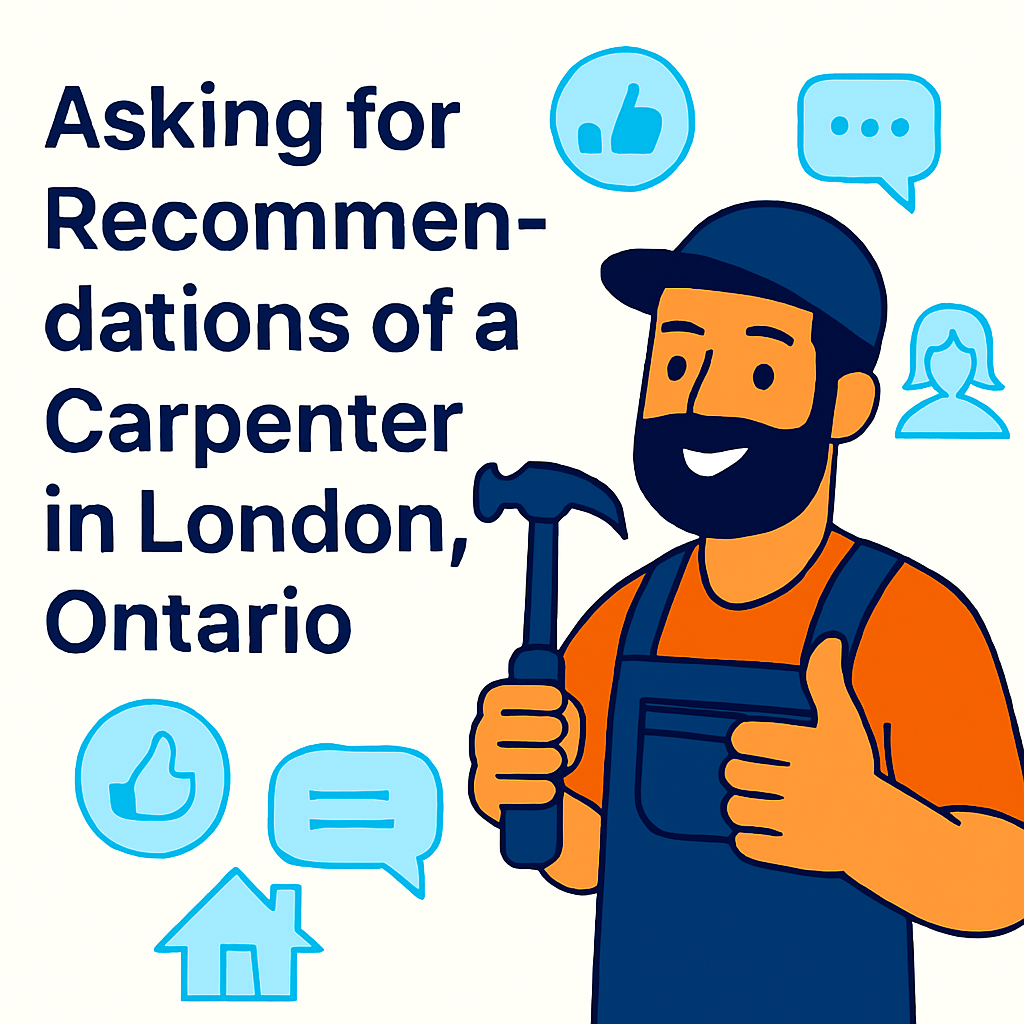 Asking for recommendations of a carpenter