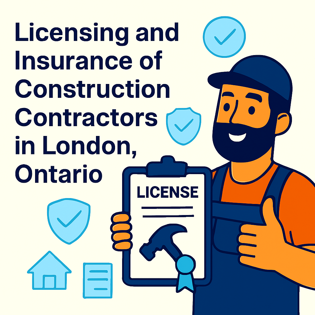 Lisensing and insurance of construction contractors in London, Ontario